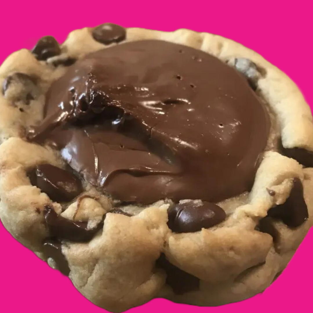 Chocolate Chip Nutella Bowl cookie